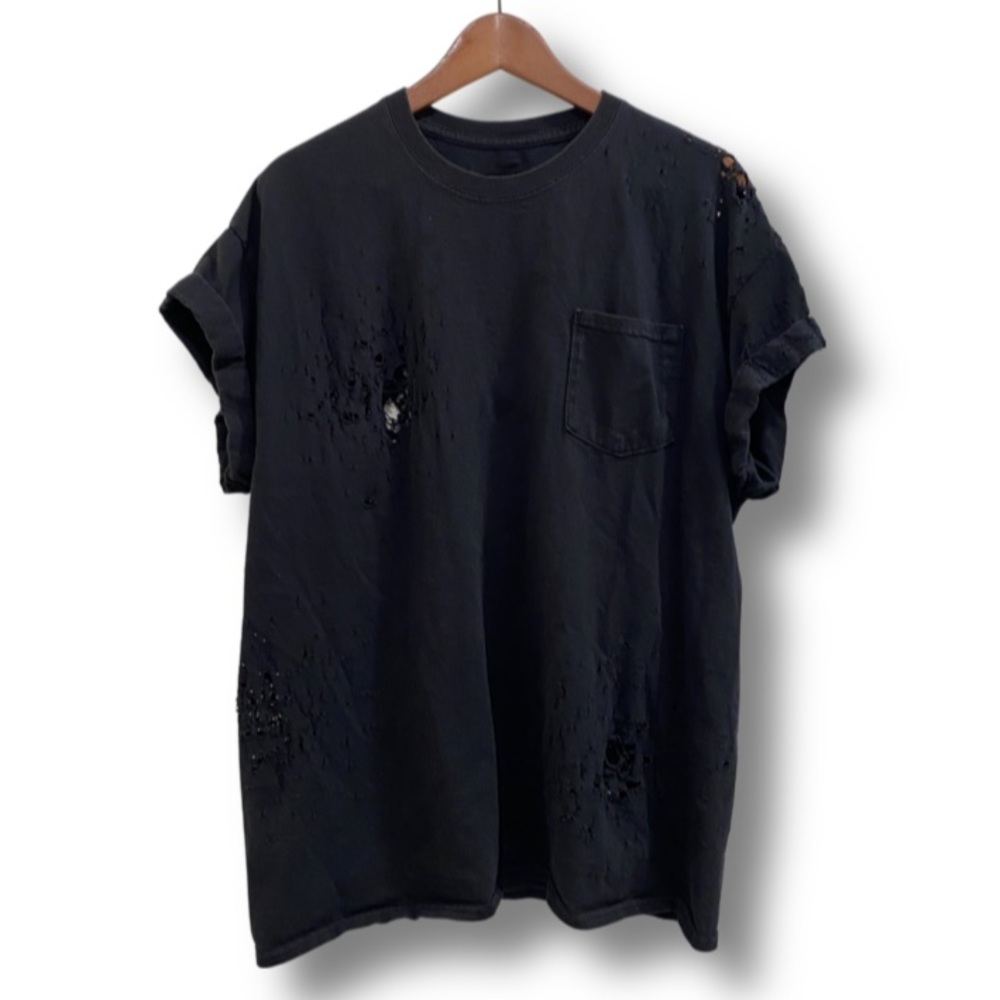 Mary Rich severely distressed tshirt dress